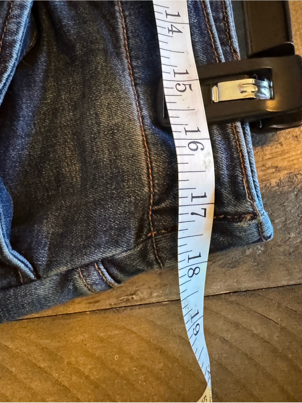 J Jill Dark Blue Women's Curvy High Rise Wide-Leg Jeans size 16 - Picture 6 of 7